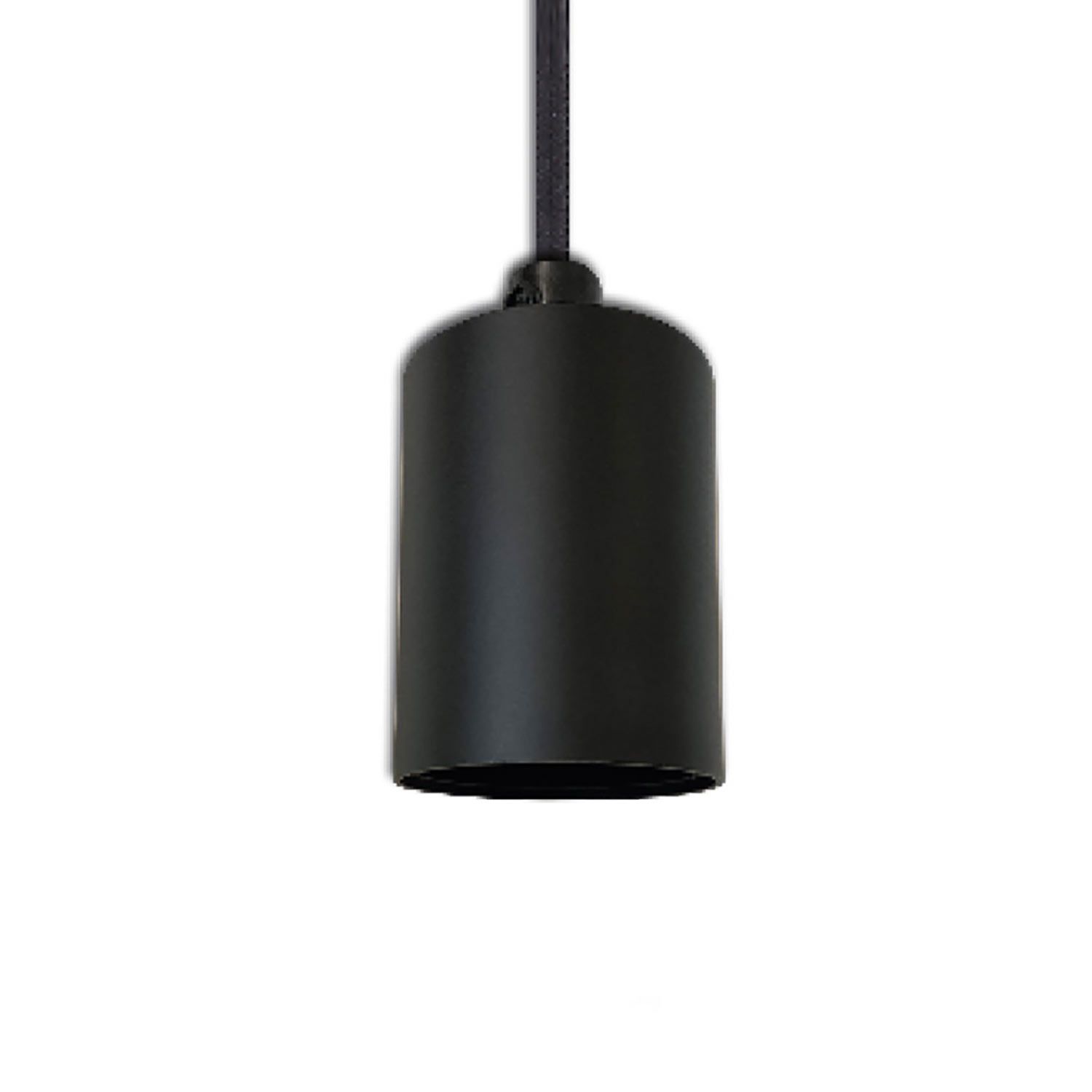 ISOLED E27 Fassung schwarz mit schwarzem Kabel 300cm ISOLED E27 Fassung schwarz mit schwarzem Kabel 300cm - 1