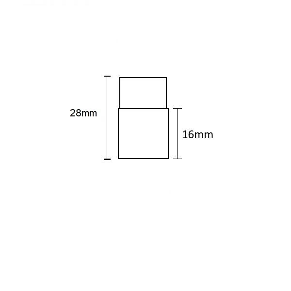 ISOLED Kontakt-Verbinder mit Kabel (max. 5A) O1-212 für 2-pol. IP68 Flexstripes Breite 12mm und Pitch >8mm - 2