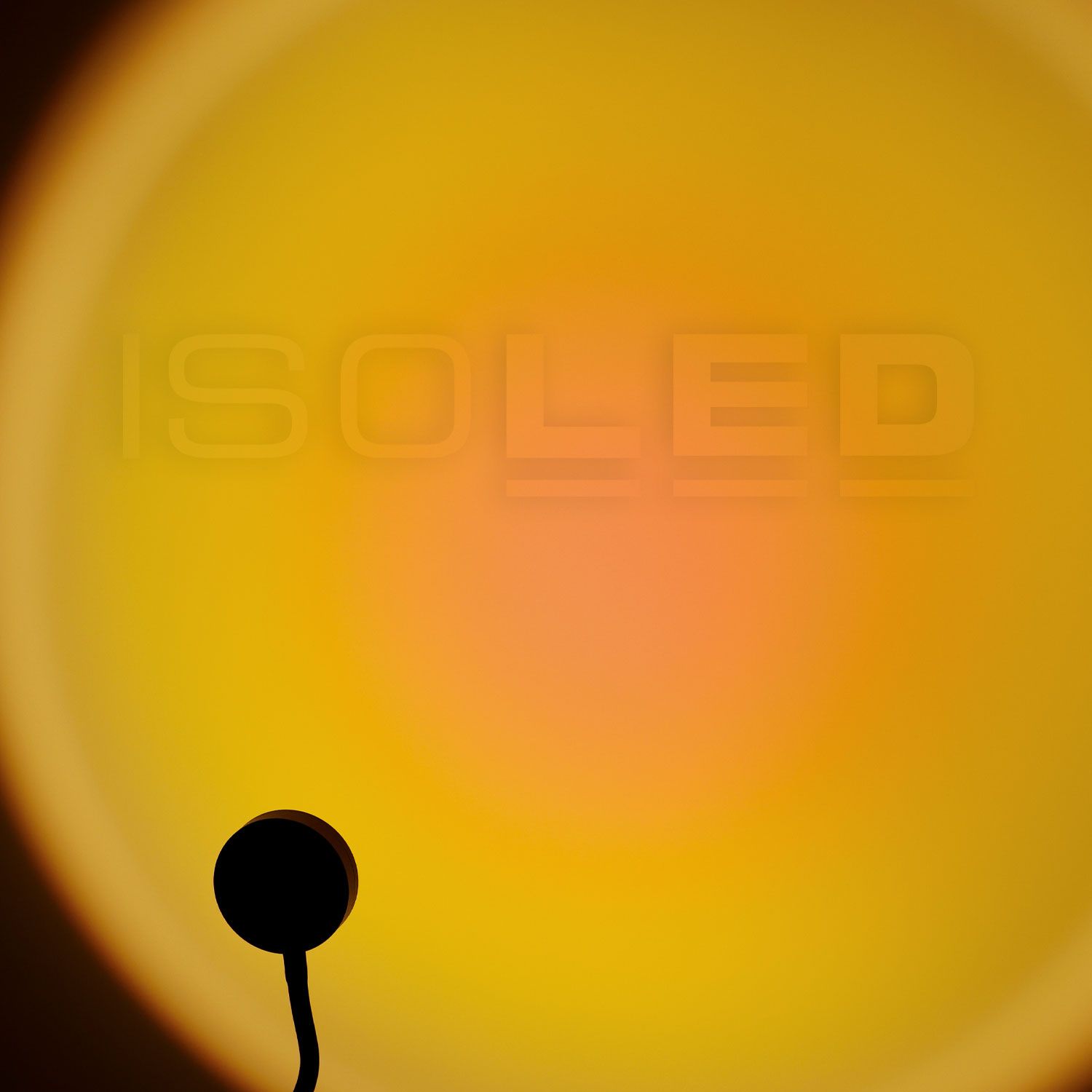 ISOLED Track48 Leuchte Sunglow flexible schwarz 5,5W, 160°, 48V DC, 2000K - 5