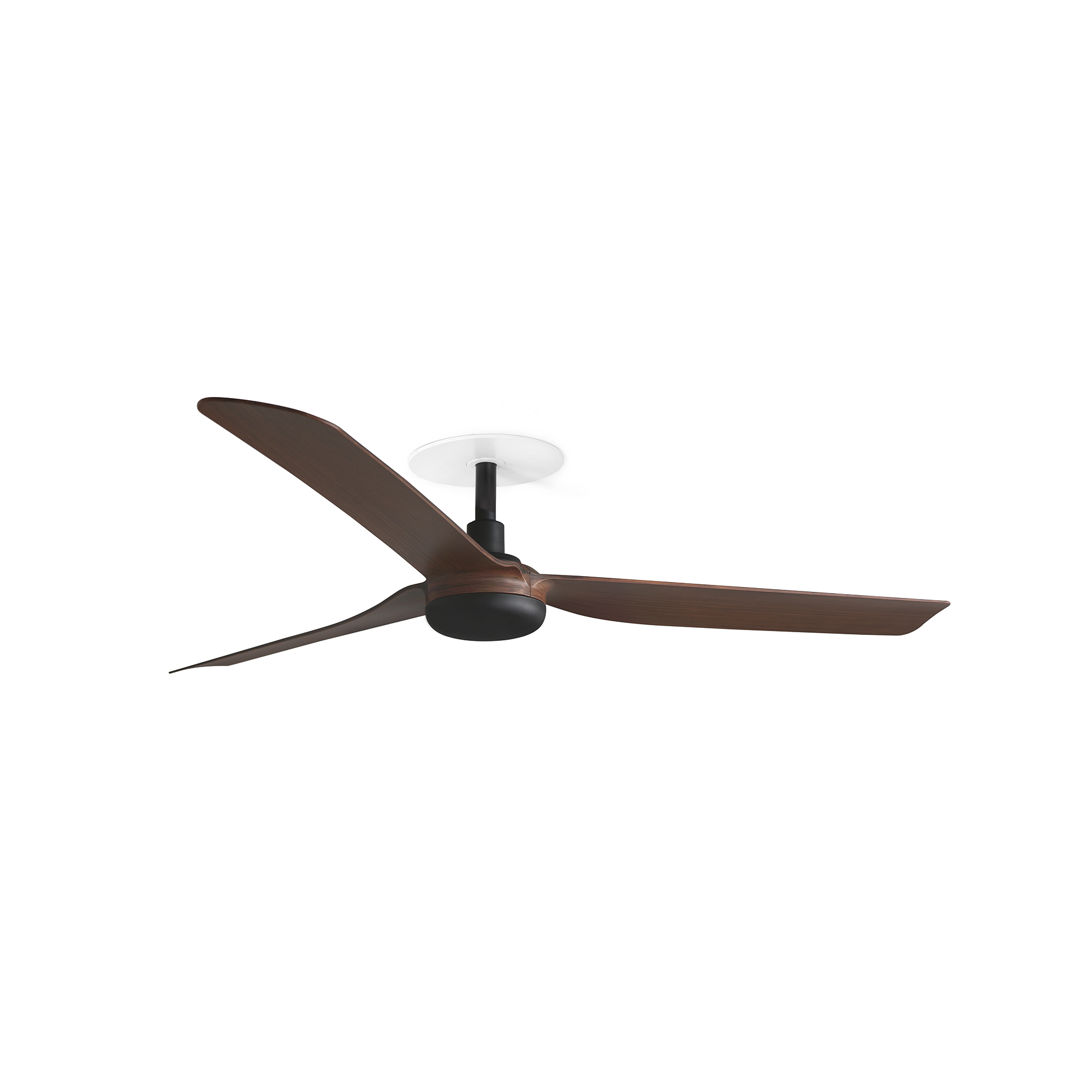 Faro PUNT RECESSED M Ventilator schwarz/Nussbaum - 1