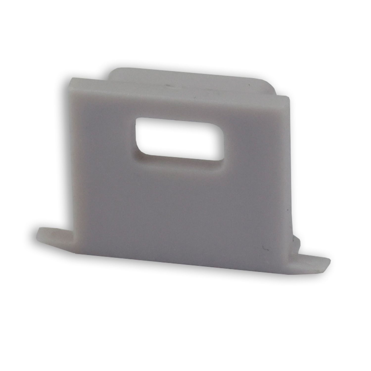 ISOLED Endkappe EC86 für Profil PURE12 D mit Kabeldurchführung, 1 STK - 1