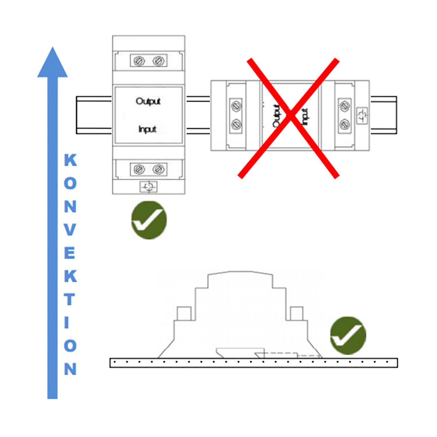 ISOLED Einschaltstrombegrenzer 16A für kapazitive Lasten, Hutschienenmontage - 2