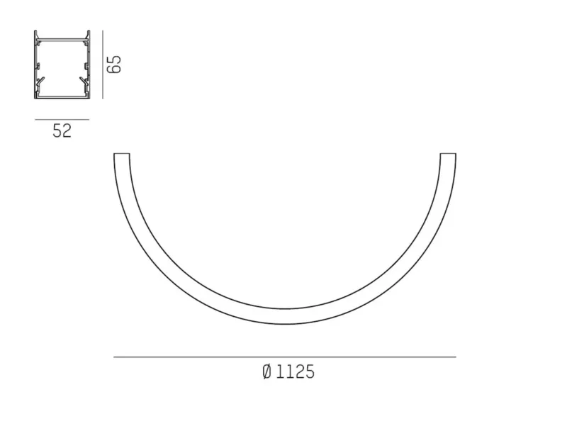 Molto Luce LOG 50 RING 180° SD (weiß) - 2