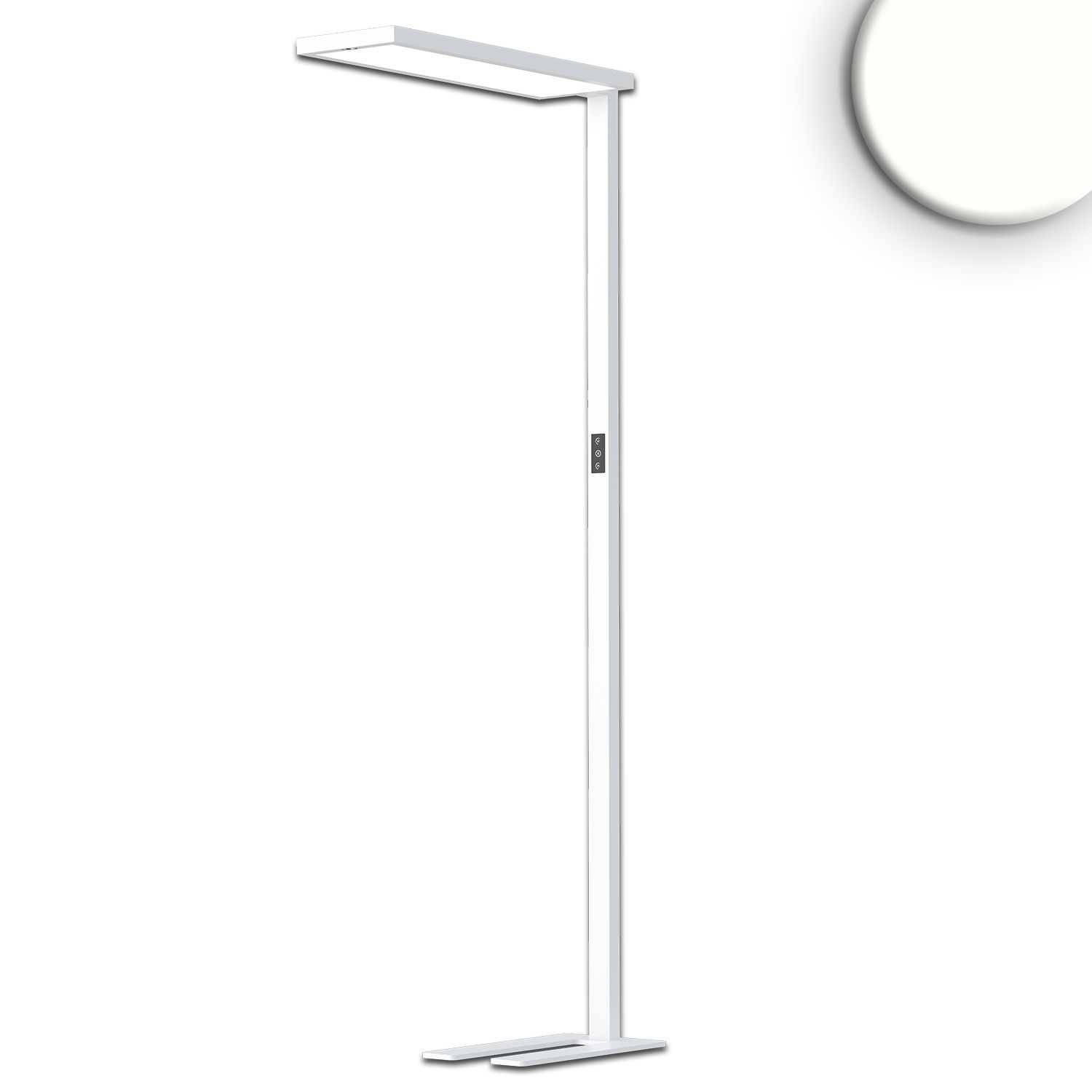 ISOLED LED Office Pro Stehleuchte Up&Down, 80W+20W, Weiß, UGR