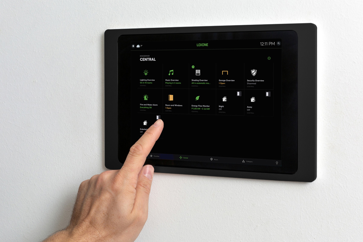 Loxone iPad Wallmount 10,9" Anthrazit - Produktbild 3