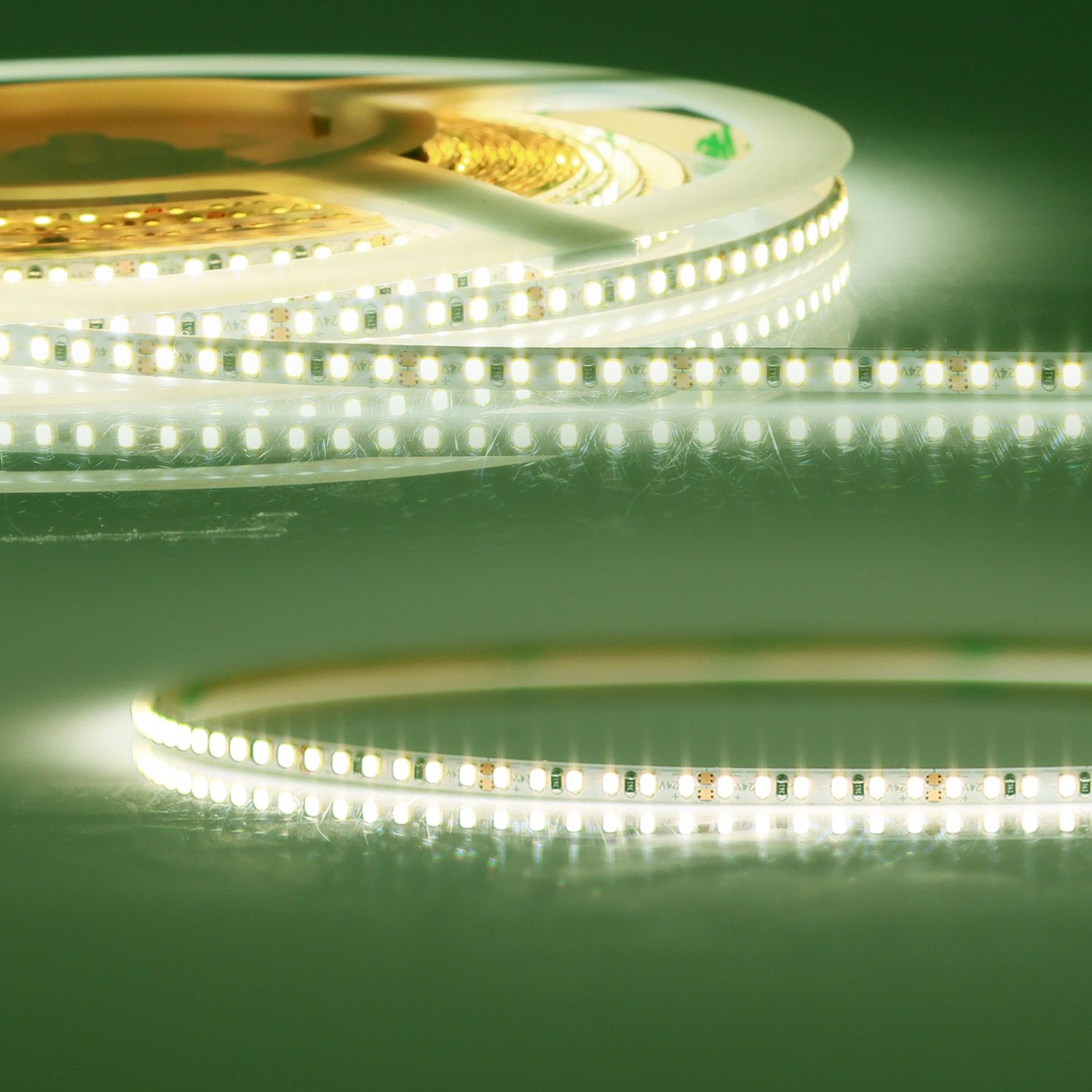ISOLED LED CRI841 Flexband, 24V DC, 15W, IP20, Lime, 4100K CRI80, 5m Rolle, 120 LED/m - 1