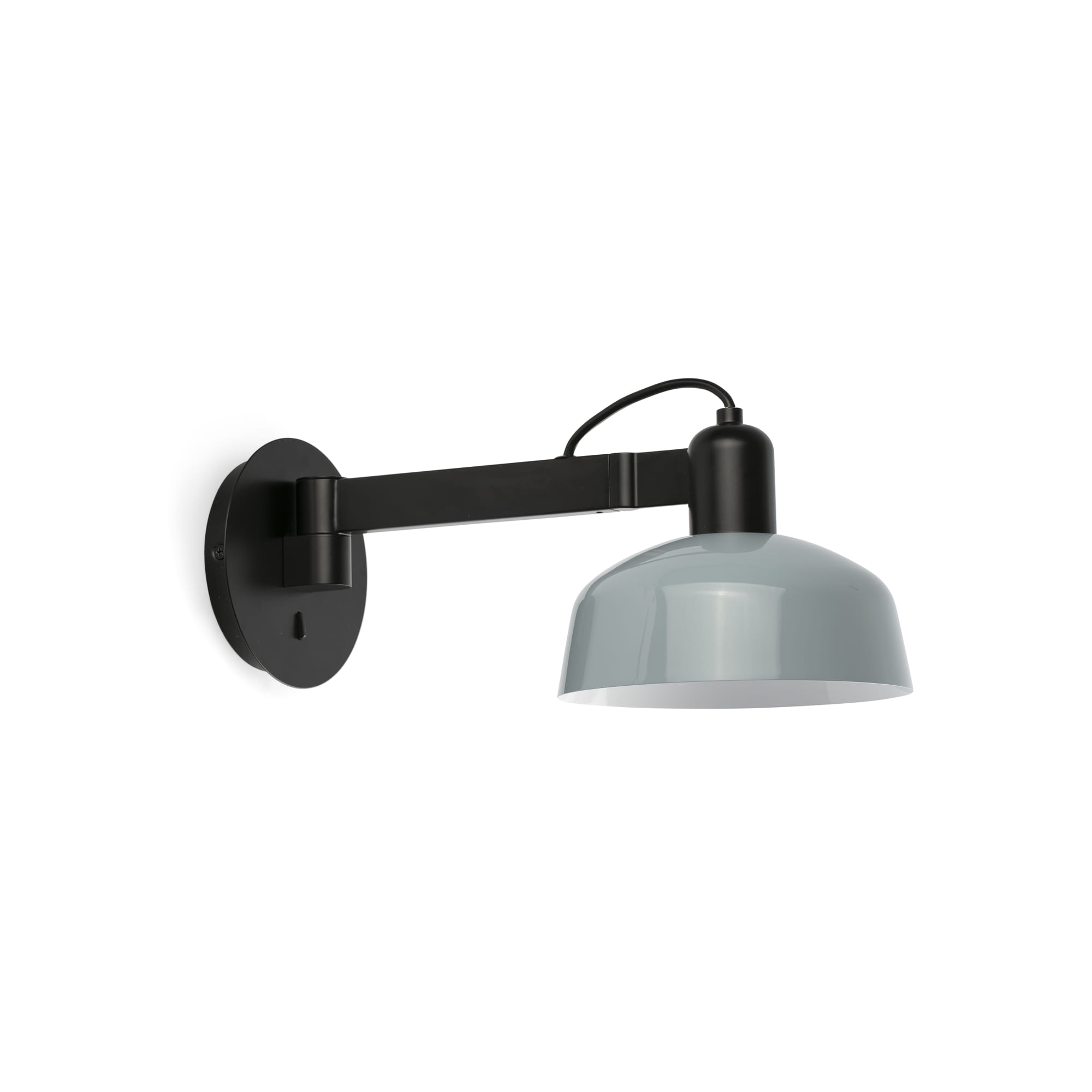 Faro TATAWIN Grau-blau Metall Wandleuchte mit Wandarm Faro TATAWIN Grau-blau Metall Wandleuchte mit Wandarm - Produktbild 1