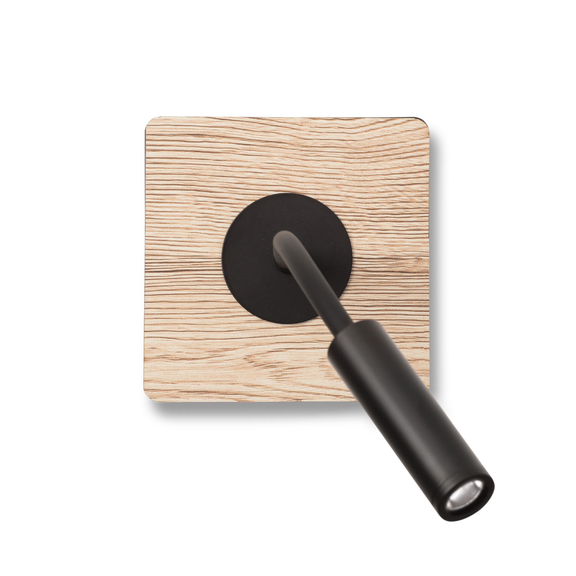 Faro MOOD SQ Reader Lampe schwarz und Holz Faro MOOD SQ Reader Lampe schwarz und Holz - Produktbild 1