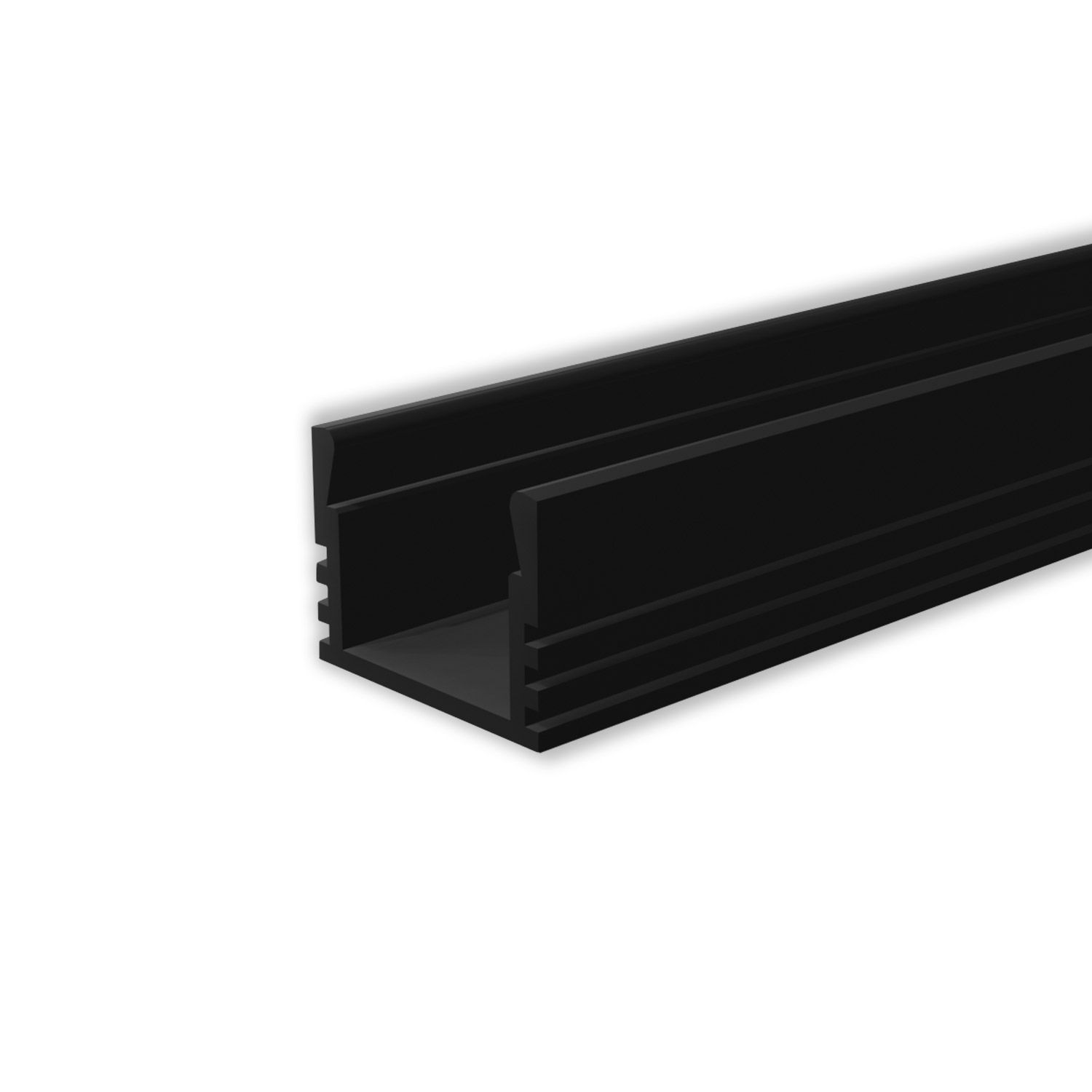 ISOLED LED Montageprofil MAXI-AB V2, schwarz RAL9005 L: 200cm ISOLED LED Montageprofil MAXI-AB V2, schwarz RAL9005 L: 200cm - 1