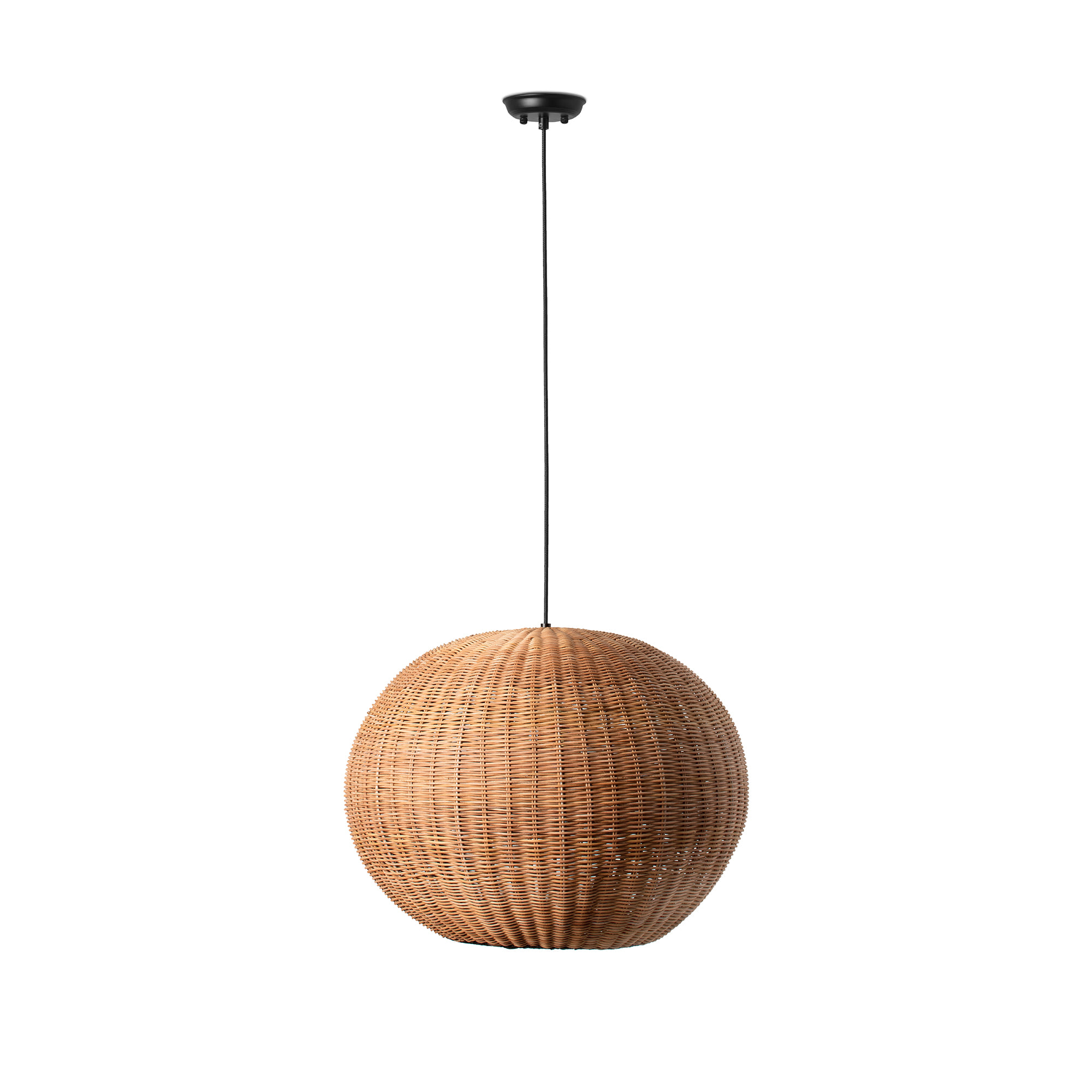 Faro HAKA 530 Hängeleuchte schwarz/rattan Faro HAKA 530 Hängeleuchte schwarz/rattan - 1