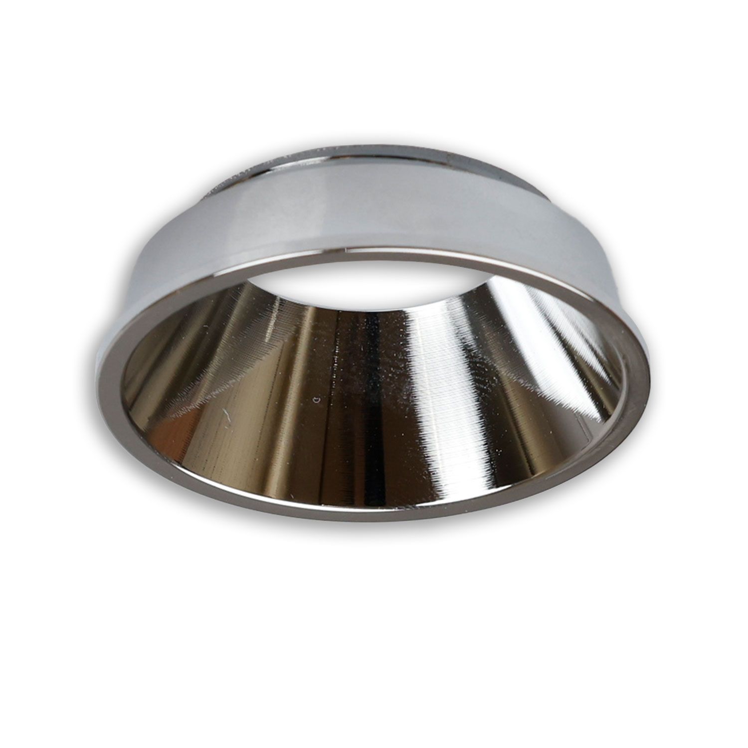 ISOLED Cover für LED Spot und LED Modul SYS-GU10, alu glänzend, rückversetzt, UGR