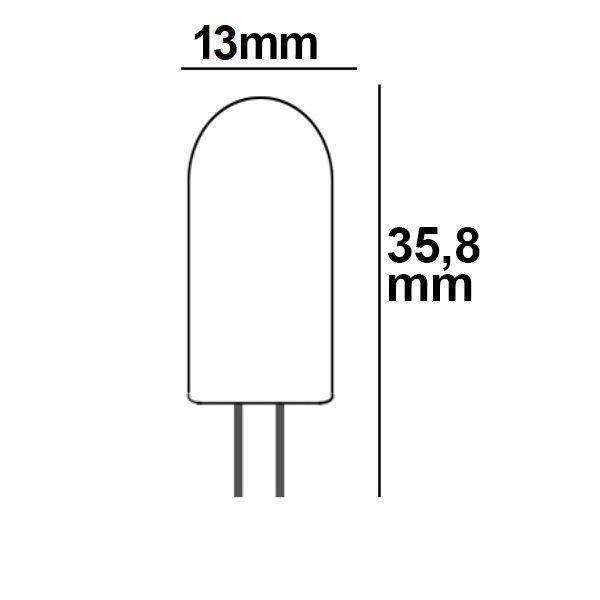 ISOLED G4 LED 48SMD, 2W, vergossen, neutralweiß - 2