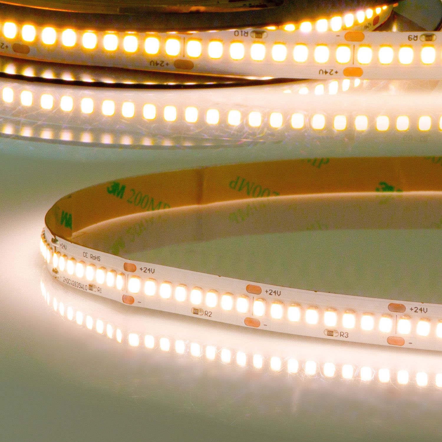ISOLED LED HEQ927 Flexband High Bright, 24V DC, 22W, IP20, 2700K, 135 lm/W, 5m Rolle, 240 LED/m - 1