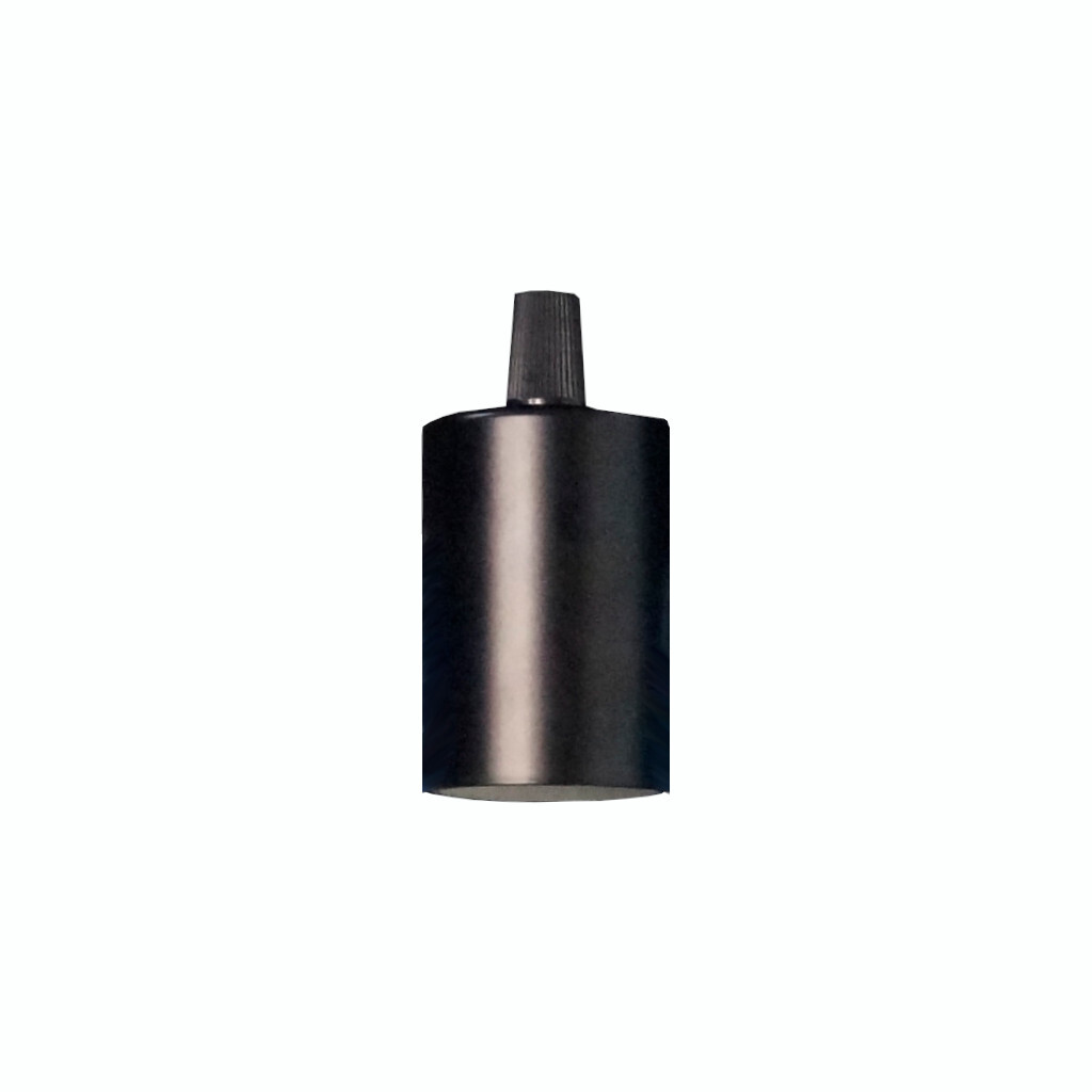 Emilum Schnurpendel mit Textilkabel, E27 Sockel Schwarz - Produktbild 3