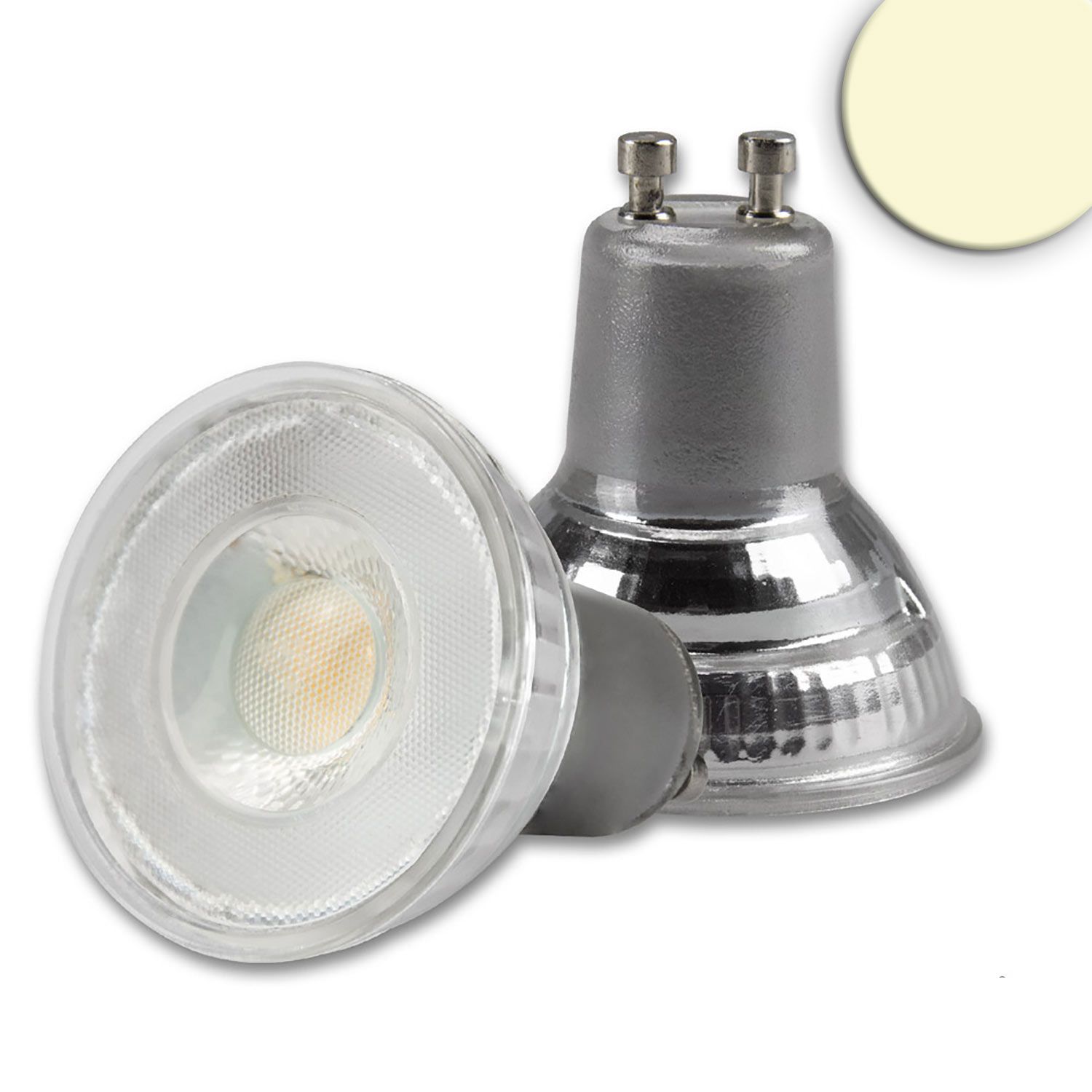 ISOLED GU10 LED Strahler 5,5W, 60°, prismatisch, warmweiß, CRI90, 3-Stufen dimmbar - 1