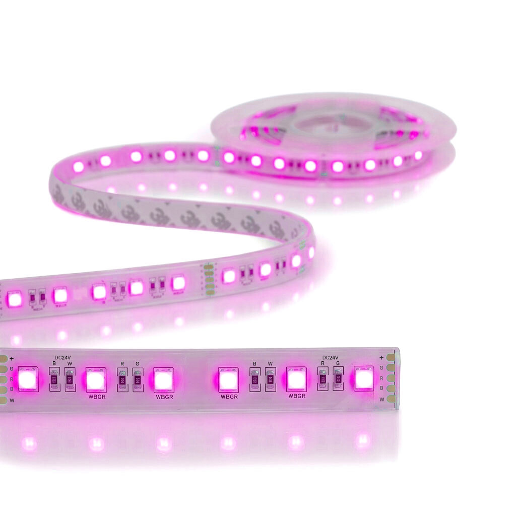 Emilum Flex Stripe 24V, 19.2W, RGBW/2700K, CRI90, 60LED, IP68, 14,5mm - 3