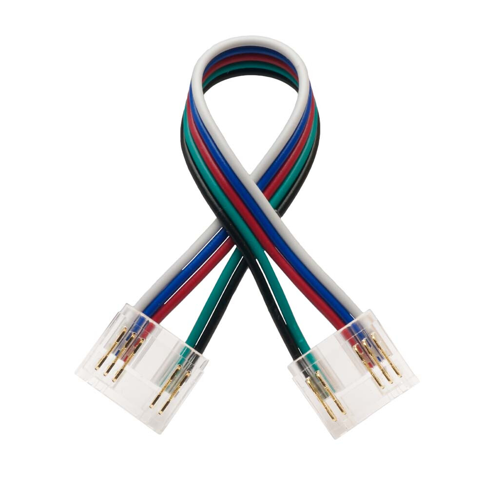 Emilum LED Verbinder, 5-polig, 12mm, LED-Kabel-LED, RGBW, COB - Produktbild 1