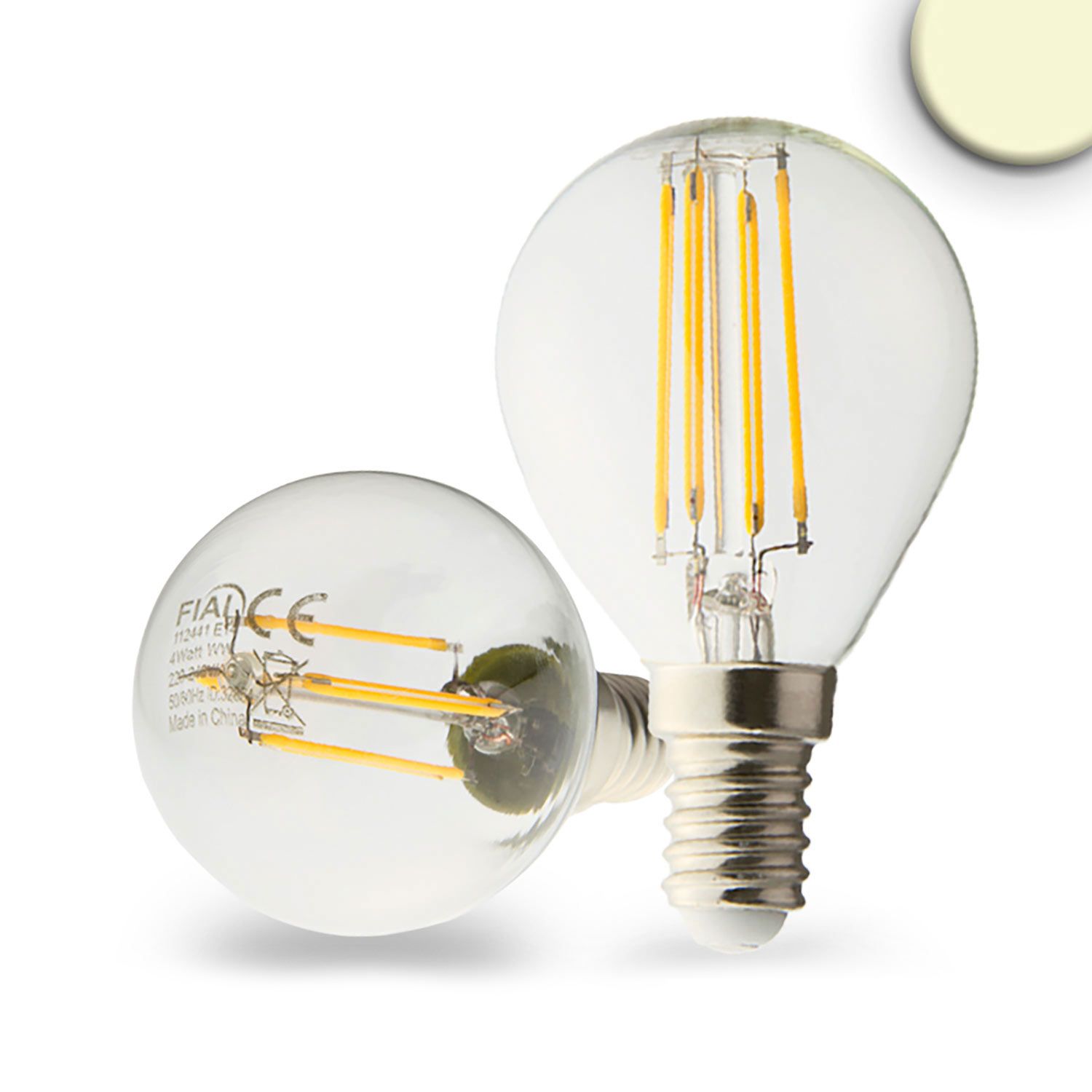 ISOLED E14 LED Illu, 4W, klar, warmweiß, dimmbar ISOLED E14 LED Illu, 4W, klar, warmweiß, dimmbar - 1