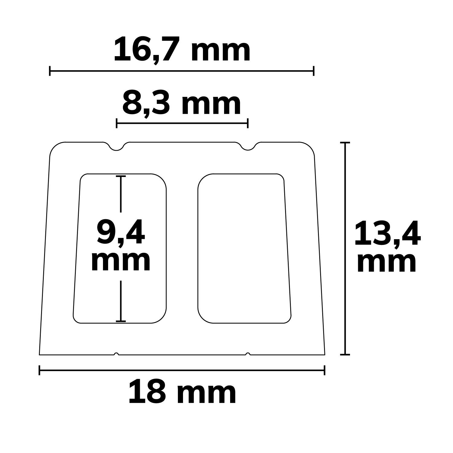ISOLED Betoneinlegeprofil für DIVE12 200cm - 3