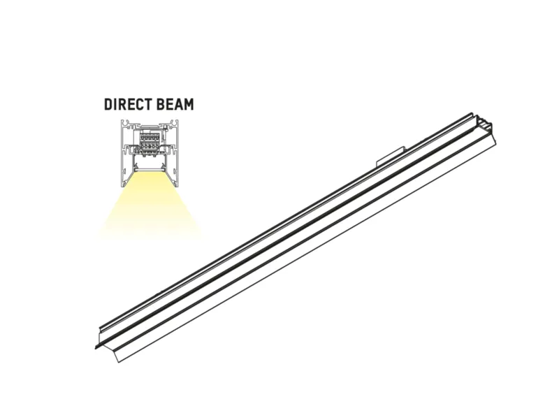 Molto Luce LOG 2.1 SYSTEM EINSATZ BINA OFFICE (schwarz) - 2