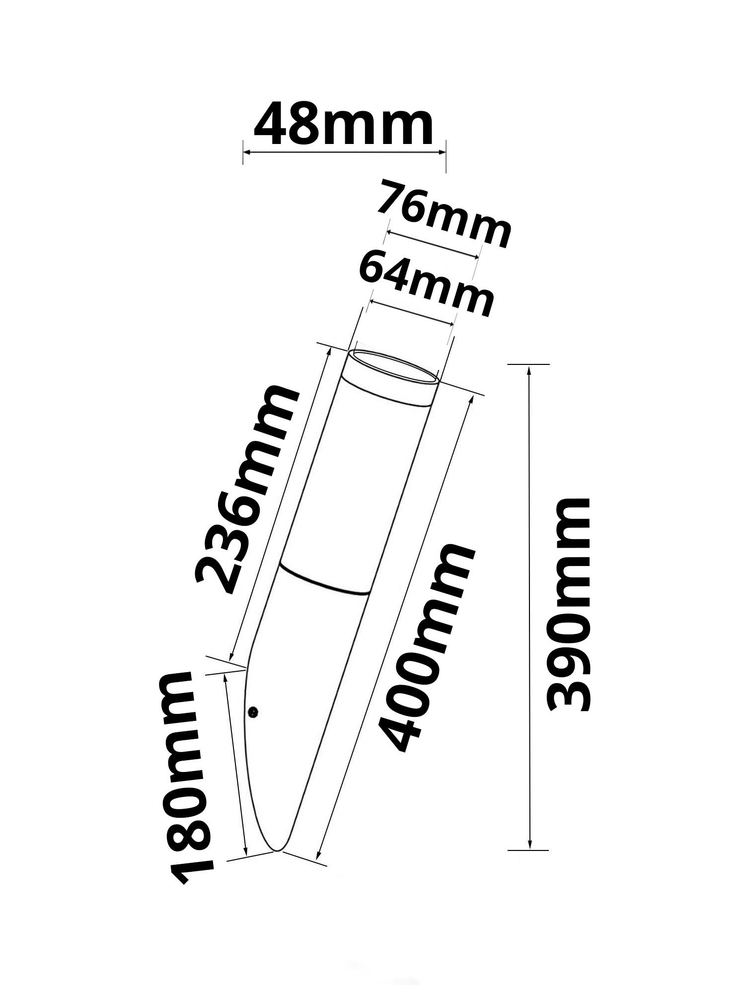 ISOLED Wandleuchte anthrazit, IP44, 1x E27 Fassung, exkl. Leuchtmittel - 3