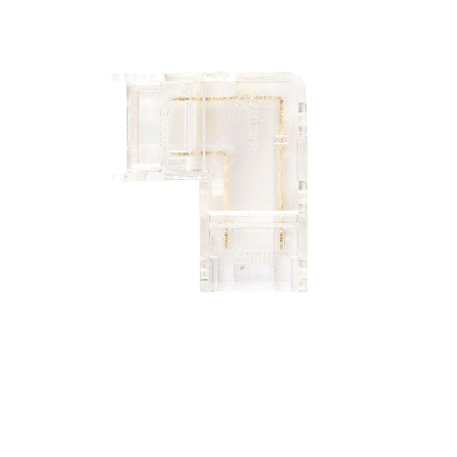 ISOLED Kontakt-Eckverbinder (max. 4A) K2-28 für 2-pol. IP20 Flexstripes mit Breite 8mm - 4