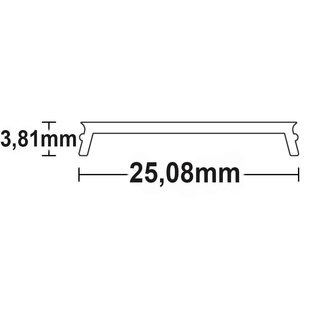 ISOLED Abdeckung COVER10 opal 600cm für SURF20(FLAT)/DIVE20(FLAT) - 2