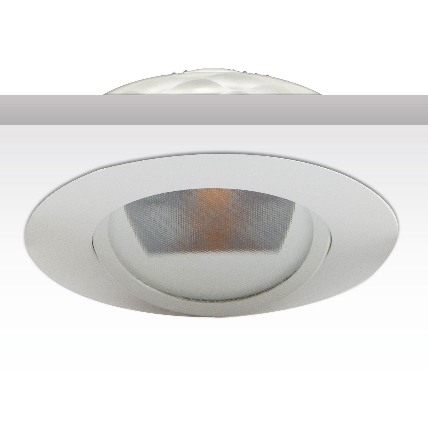 ISOLED LED Einbaustrahler asymmetrisch COB, weiß, 8W, 50°, IP44, rund, neutralweiß, dimmbar - 2