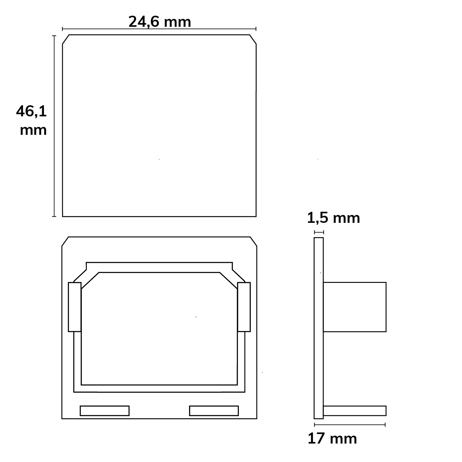 ISOLED Endkappe für Profil WING20 - 3