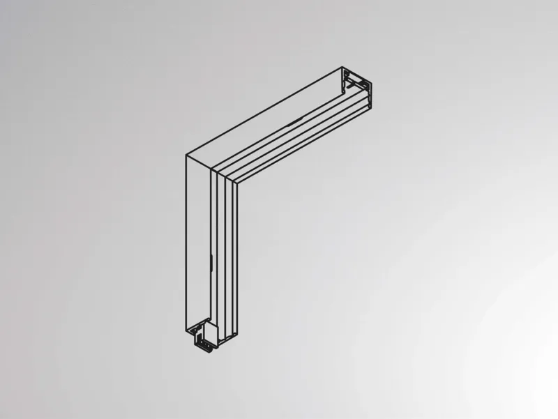Molto Luce MAGNETICS ECKVERBINDER WAND/DECKE (schwarz) - Produktbild 1