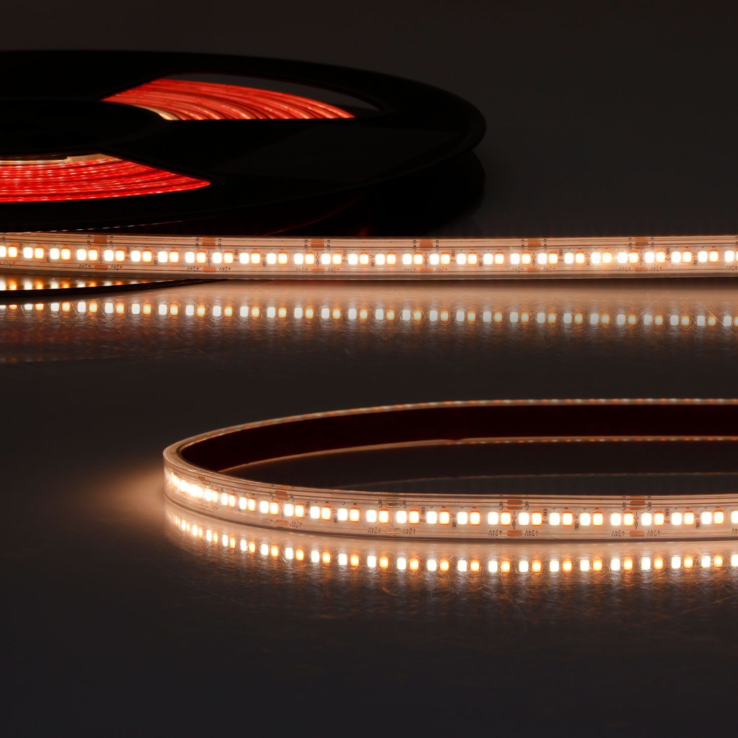 ISOLED LED CRI918/940 CCT Flexband, 24V DC, 6W+6W, IP67, 10m Rolle, 256 LED/m - 1