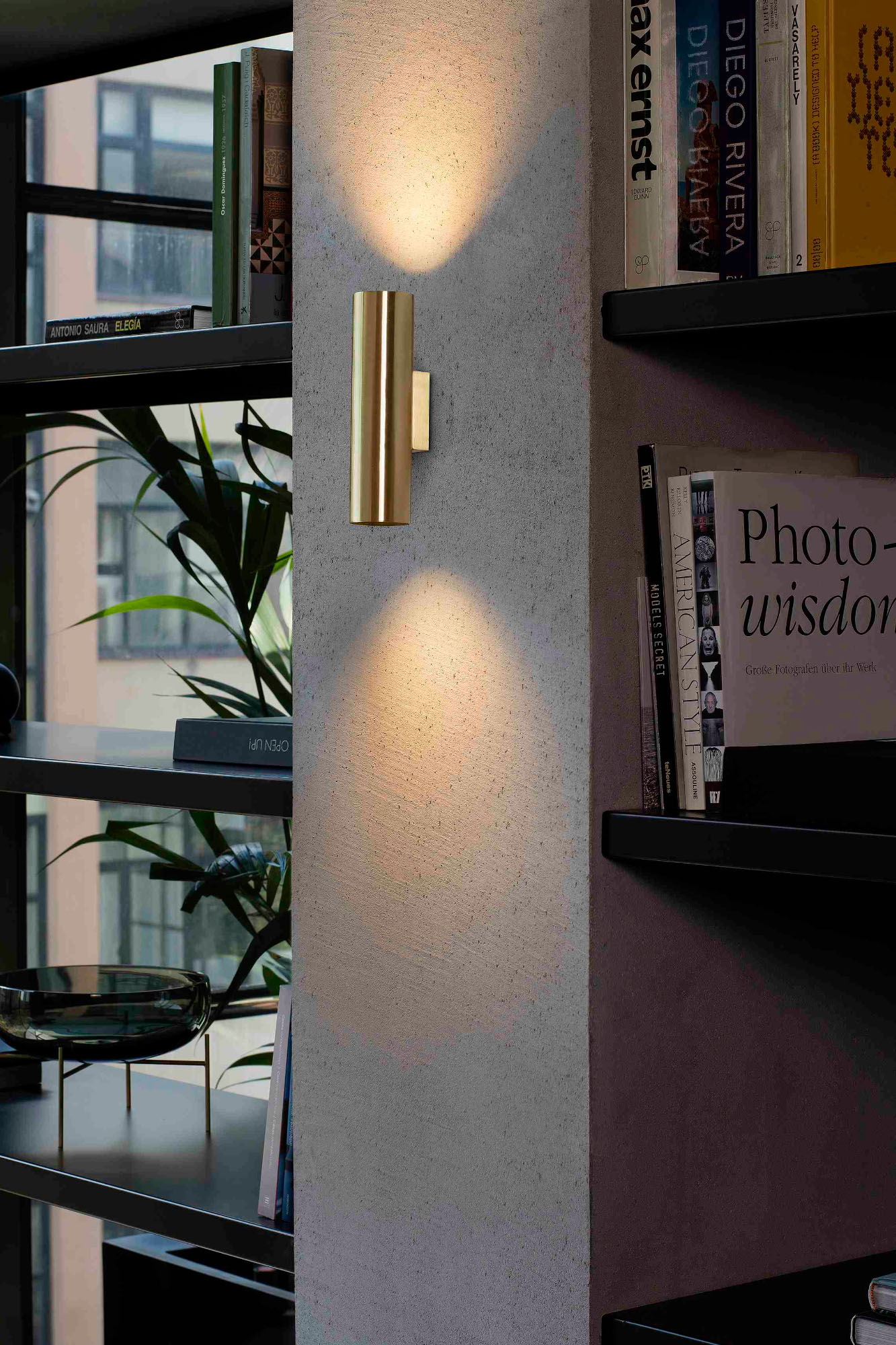 Faro STAN 2L Wandleuchte in Gold satiniert - Produktbild 2