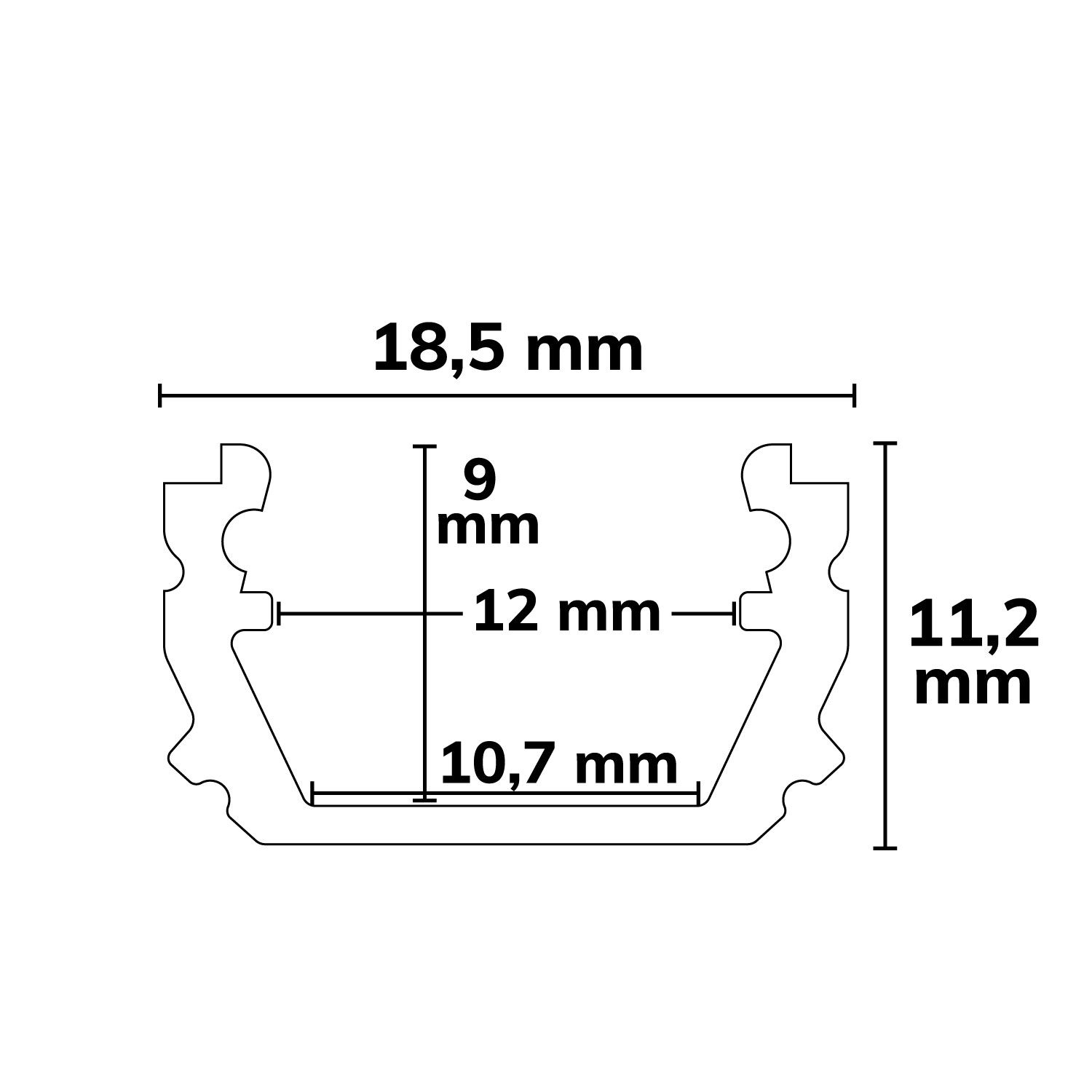 ISOLED Plaster 10 One Gipskarton-Feuchtraumplatte 12.5mm, mit Profileinsatz inkl. Schutzcover, 200cm - 3