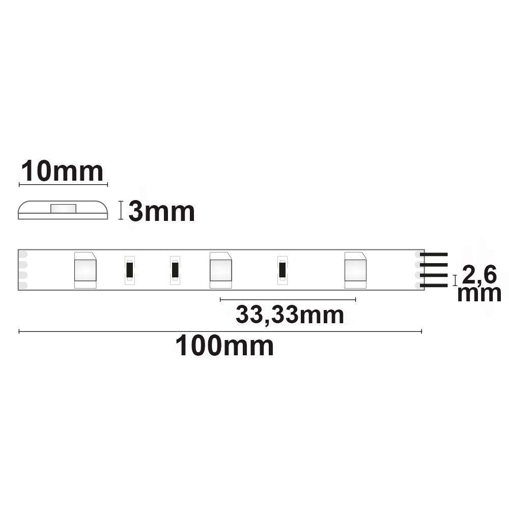 ISOLED LED SIL-RGB Flexband, 12V DC, 7,2W, IP66, 5m Rolle, 30 LED/m - 4