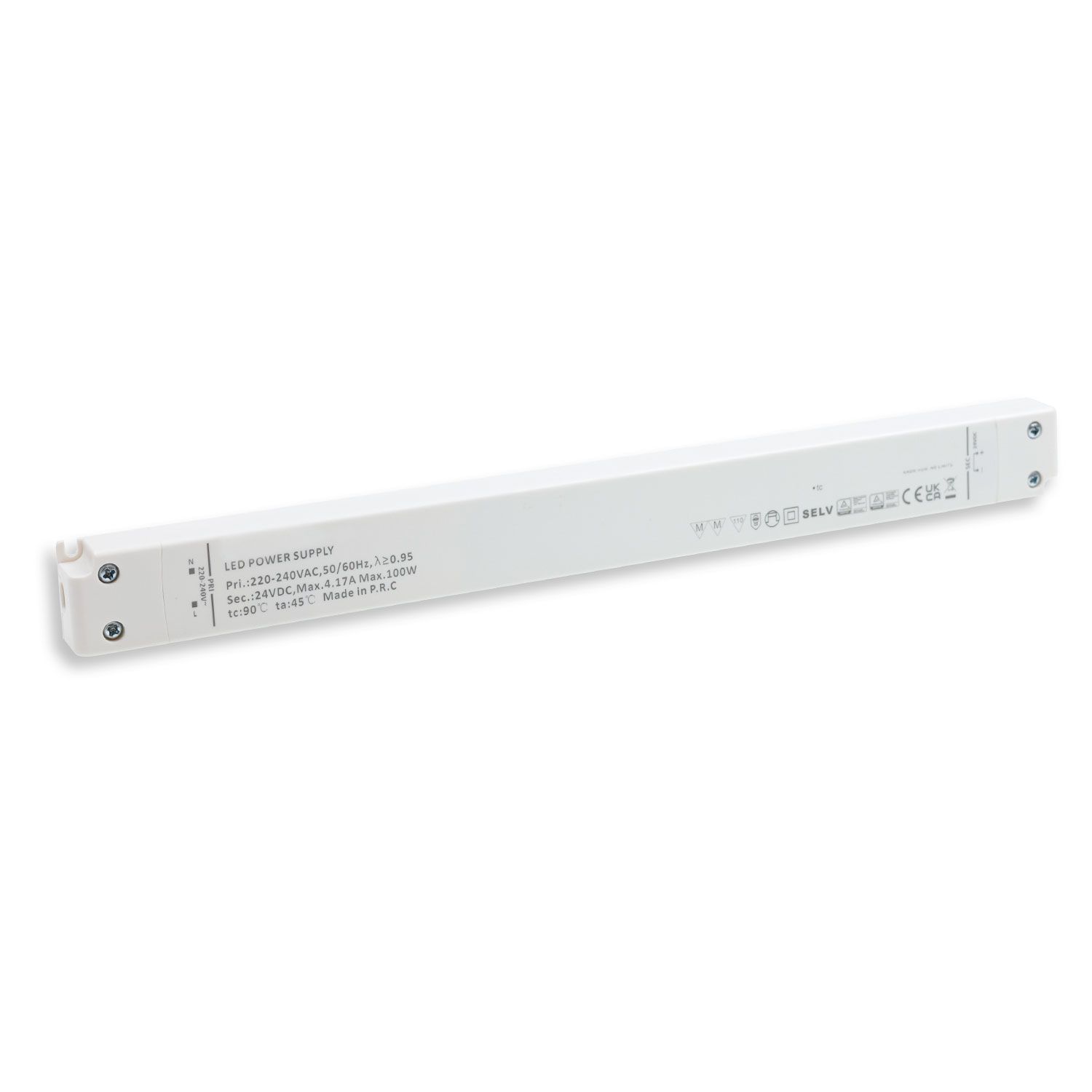 ISOLED LED Trafo 24V/DC, 0-100W, SELV, ultraflach ISOLED LED Trafo 24V/DC, 0-100W, SELV, ultraflach - 1
