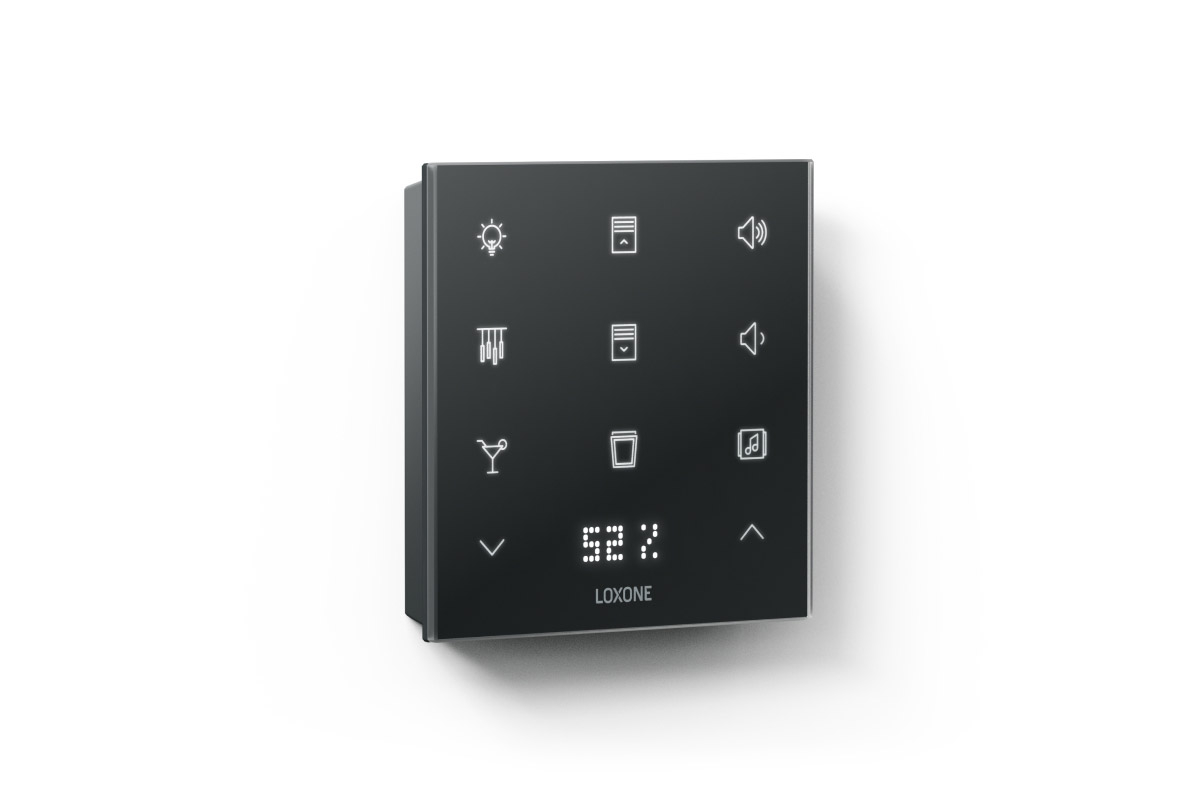 Loxone Touch Pure Flex 24V CO2 Air Anthrazit - 3