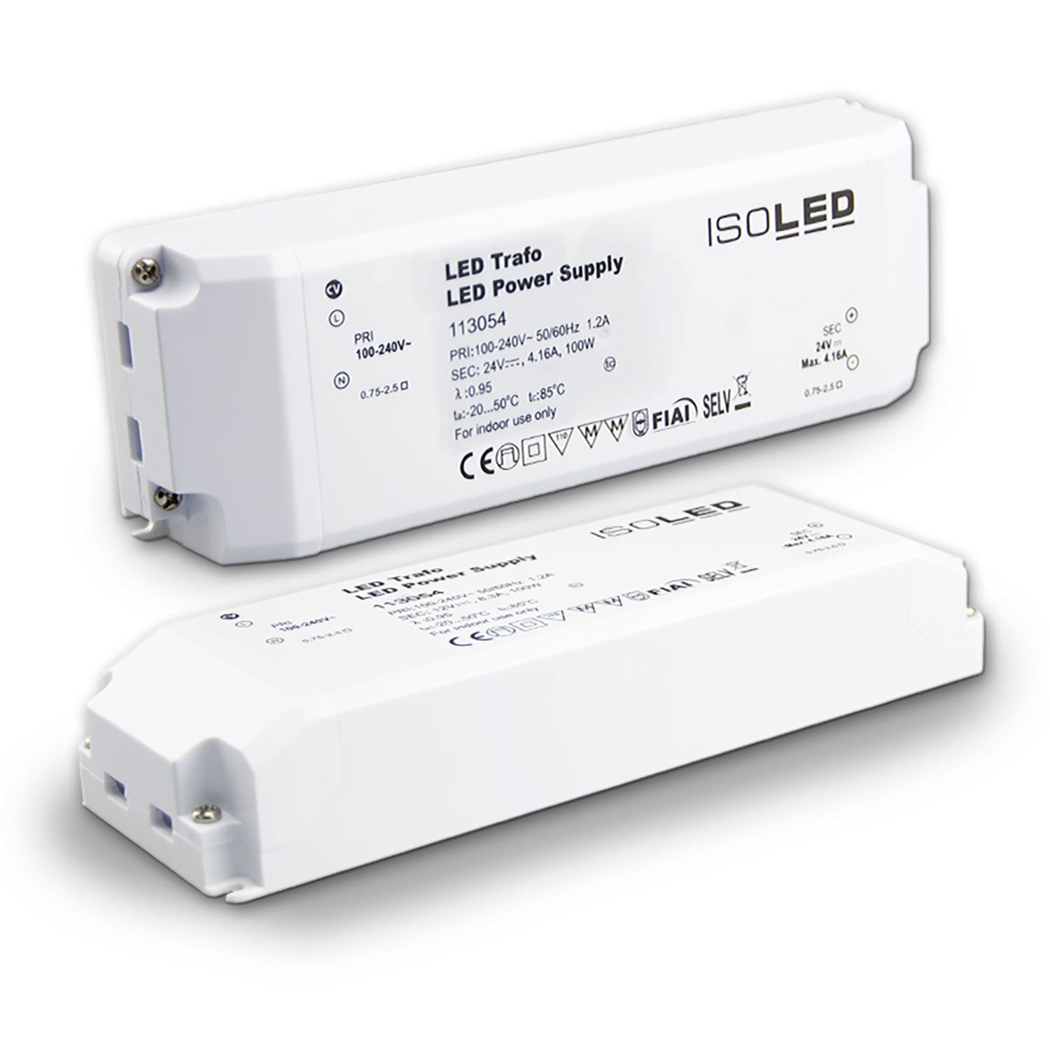 ISOLED LED Trafo 24V/DC, 0-100W, SELV - 1