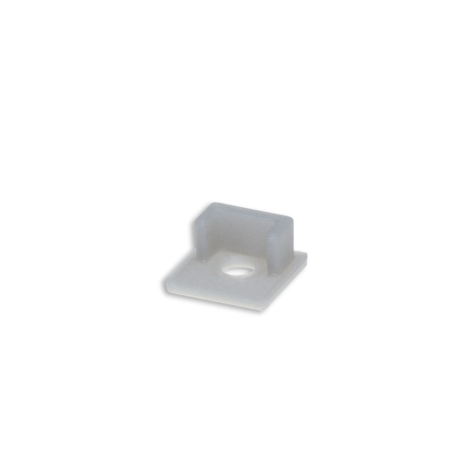 ISOLED Endkappe EC219 für LED Fliesenprofil UP8, mit Kabeldurchführung - 2