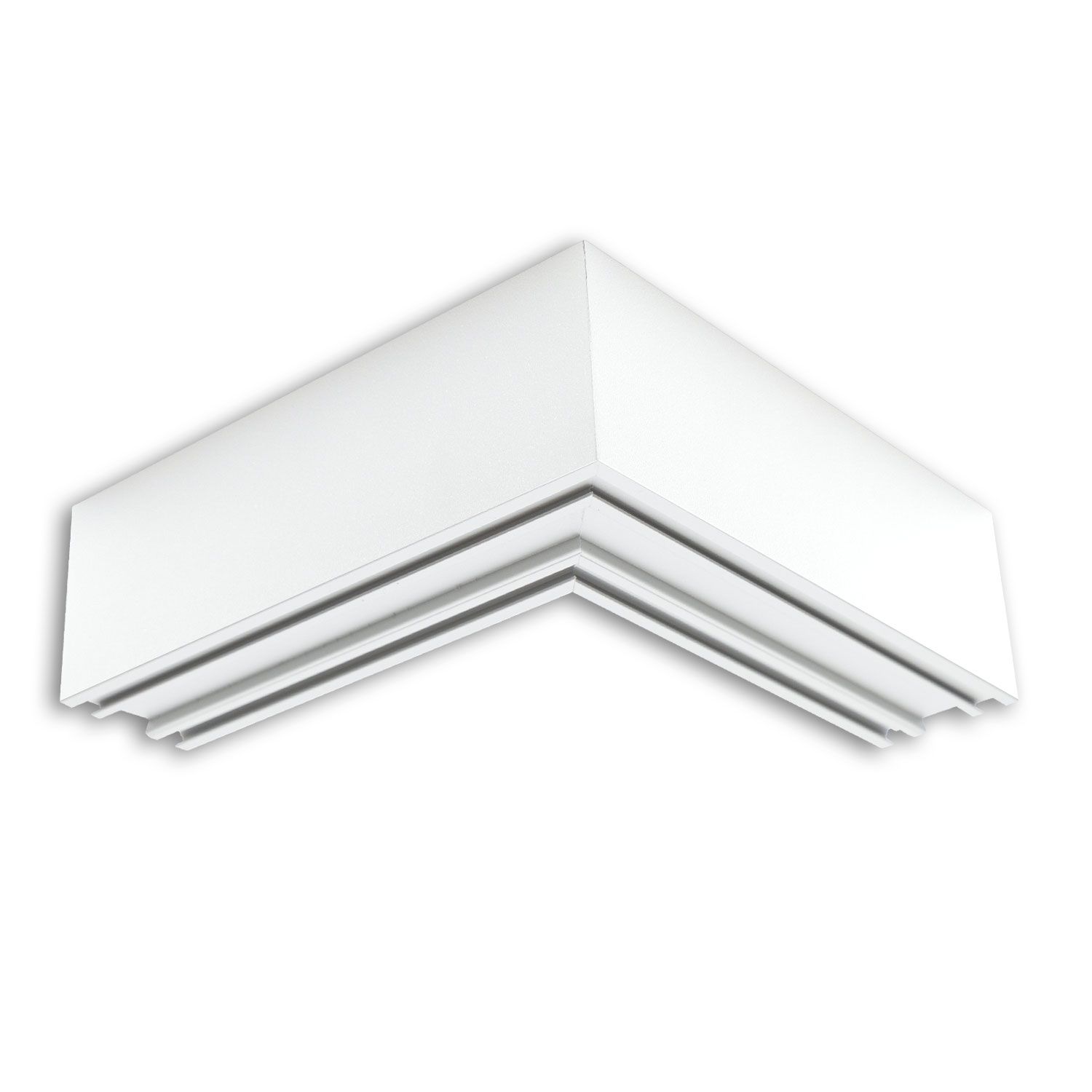ISOLED LAMP30V2 90° Eck, geschweißt, 120x120mm, weiß RAL 9003, exkl. Cover - 2