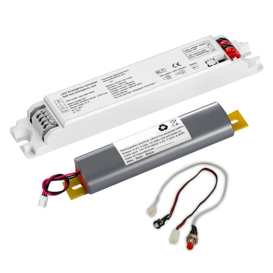 ISOLED Notstrom-Akkumodul EL-T Selftest 3000mAh, 4W (10-50 V) - 1