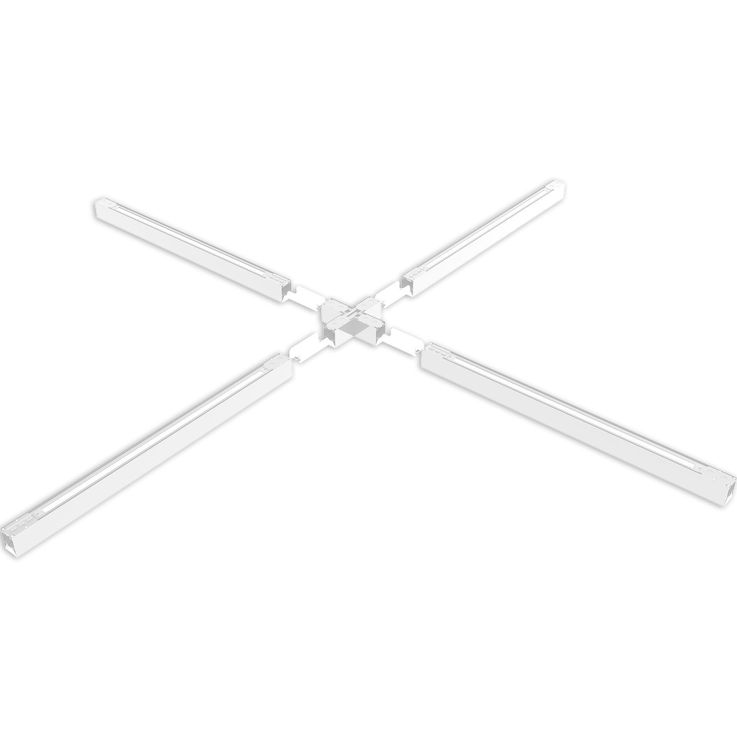 ISOLED X-Verbinder für Aufbau/Hängeleuchte LINKLINE50 weiß - 2