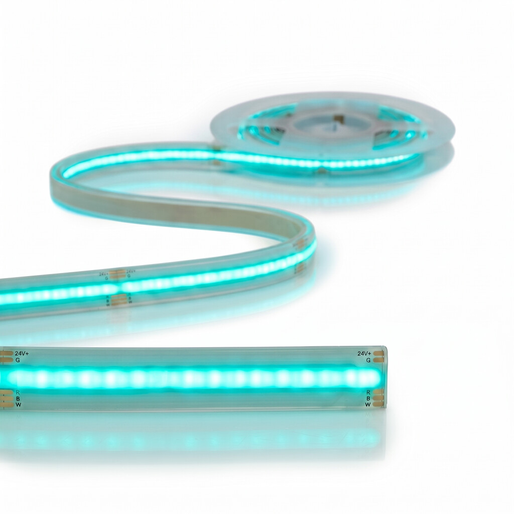 Emilum Flex COB RGBW LED-Streifen 24V, 18W, RGBW/2700K, CRI90, 784LED, IP68, 14mm - 4