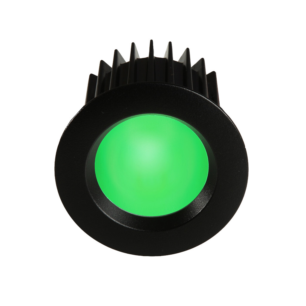 Emilum LED-Spot 24V, 8W, RGBW/2700K, CRI90 Schwarz - Produktbild 1