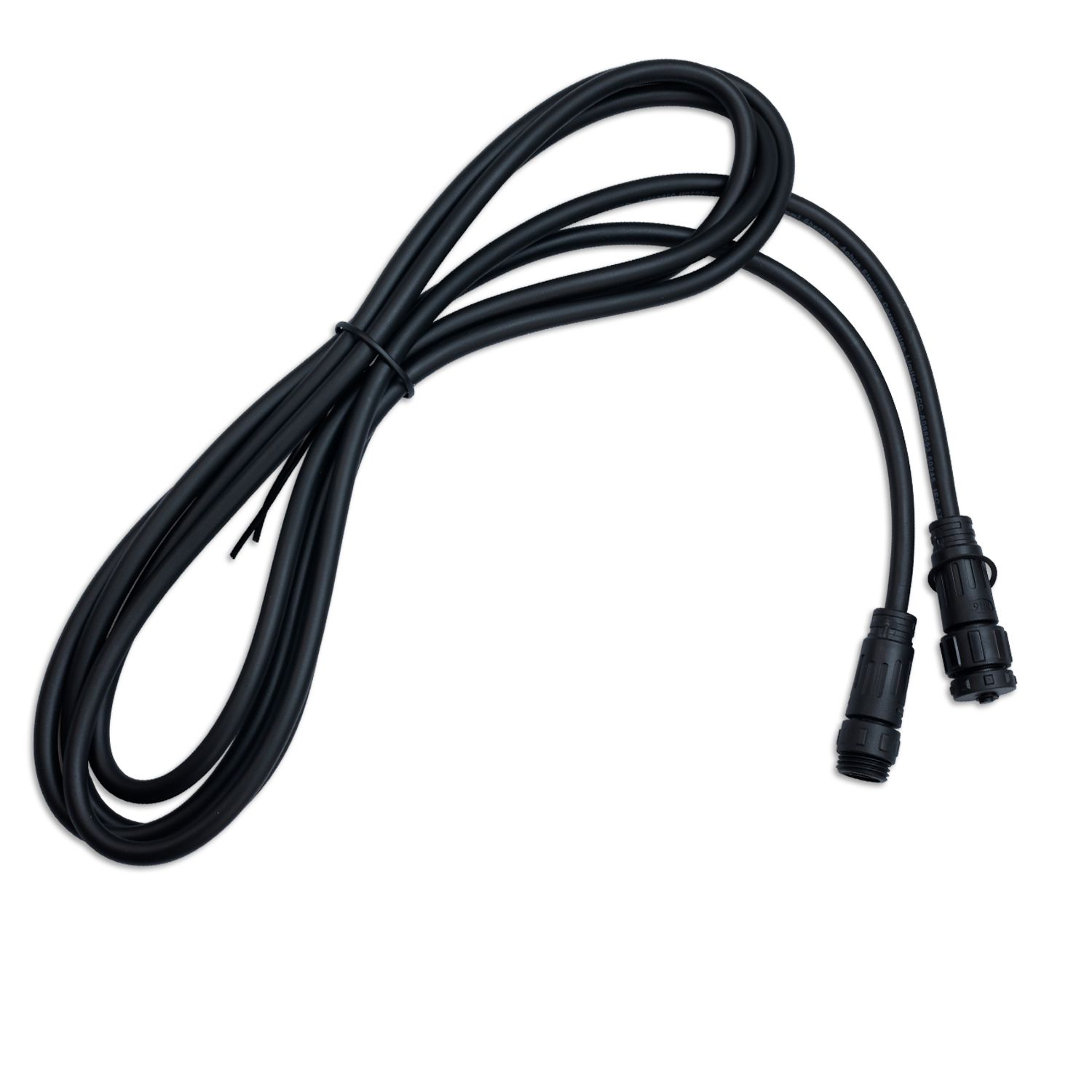 ISOLED LED Verbindungsleitung für 230V Flexbänder, 2-polig, 3m, mit male-Stecker und female-Buchse - 1