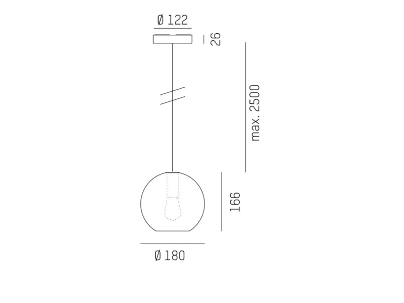 Molto Luce LOON MINI BALL PD (schwarz/grau) - 2