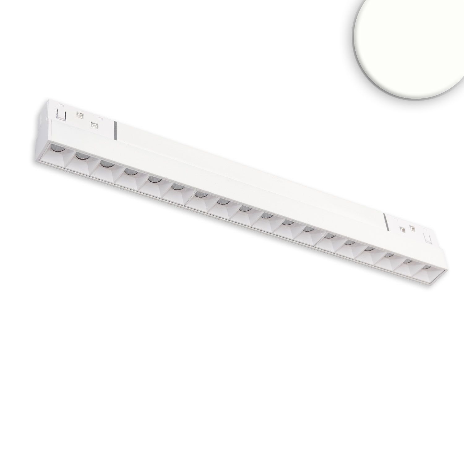 ISOLED Track48 Leuchte 32cm weiß, 18W, 36°, UGR