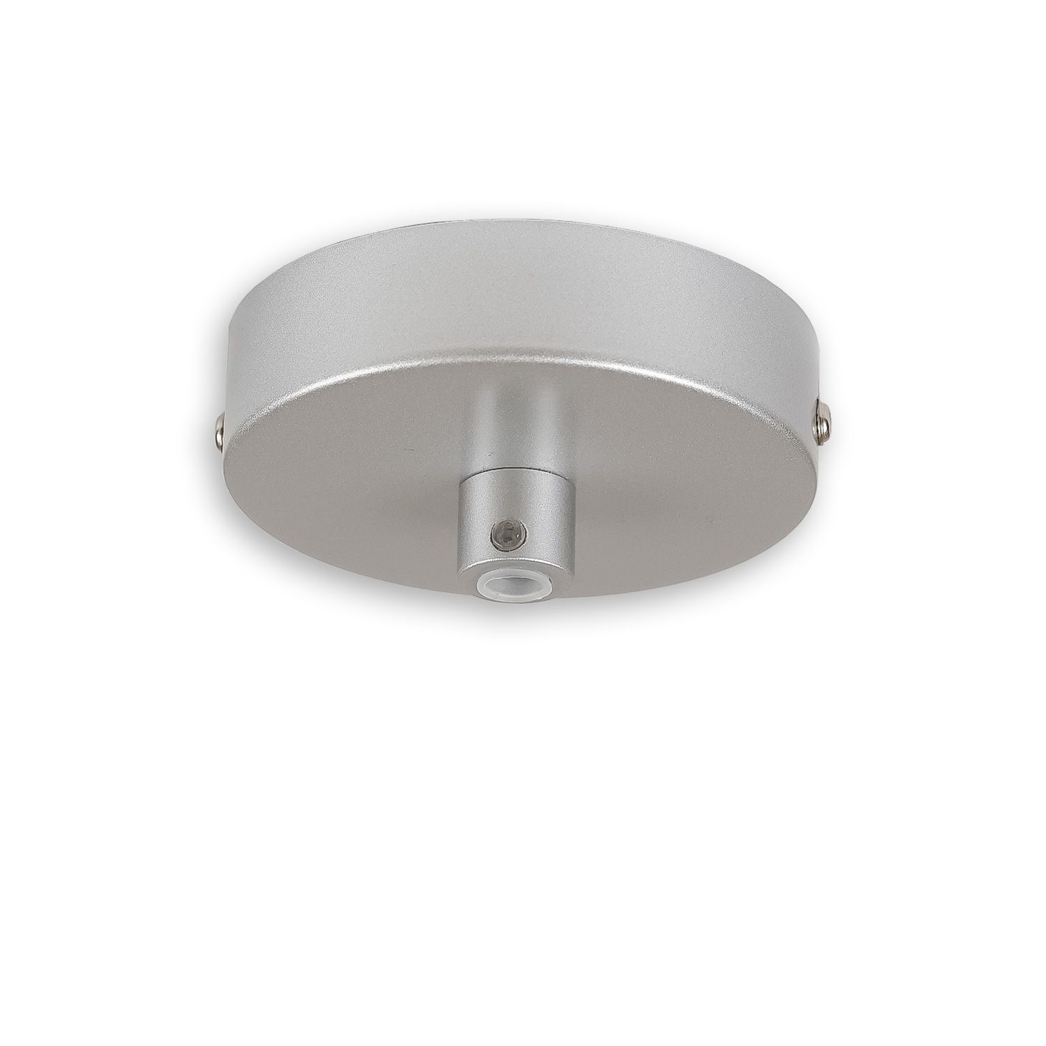 ISOLED Deckenbaldachin rund, grau, für Kabel mit bis zu max. 9,8mm Manteldurchm. - 1