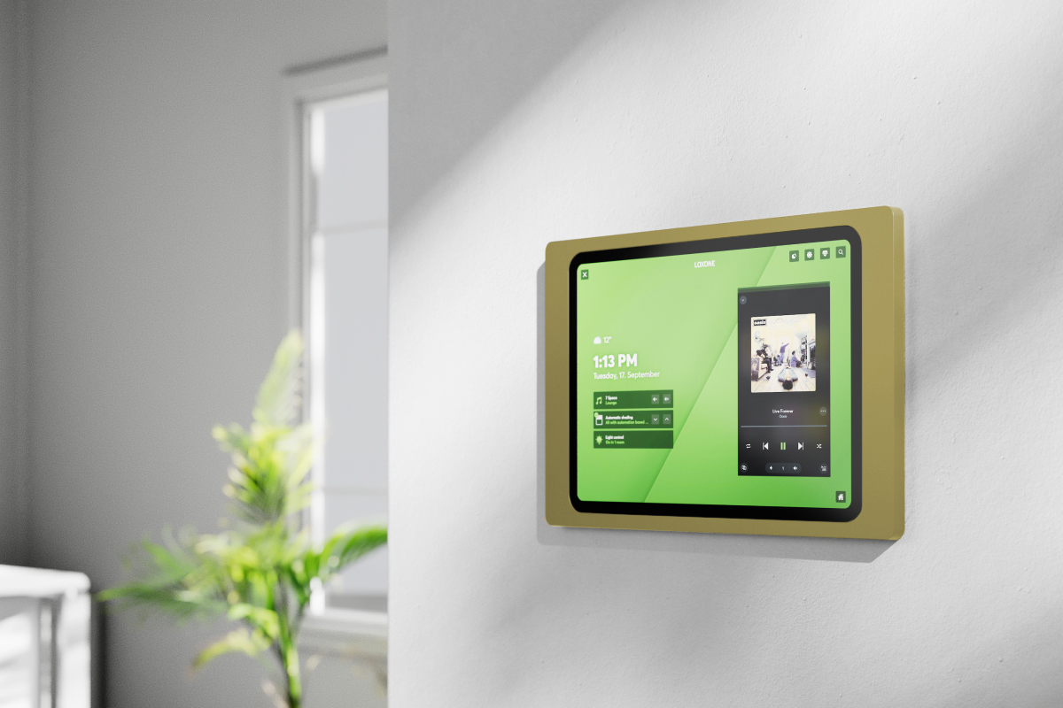 Loxone iPad Wallmount 10,9" Gold - Produktbild 6