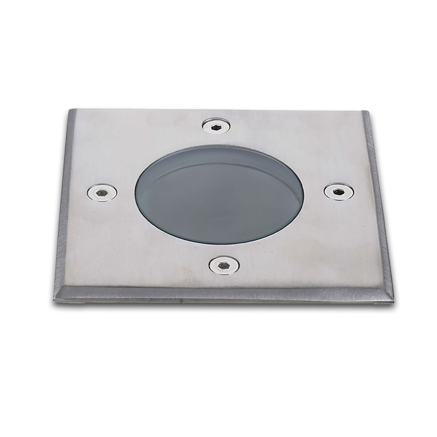 ISOLED Bodeneinbaustrahler für GU10 Spots, eckig, IP67, exkl. Leuchtmittel - 1