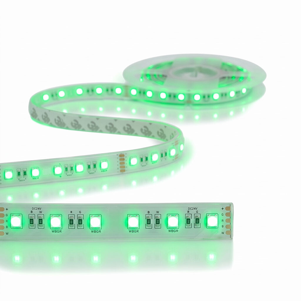 Emilum Flex Stripe 24V, 19.2W, RGBW/2700K, CRI90, 60LED, IP68, 14,5mm - 9